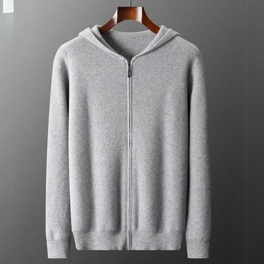 Valletta Women's Cashmere Hooded Sweater - 
Fashinoza
