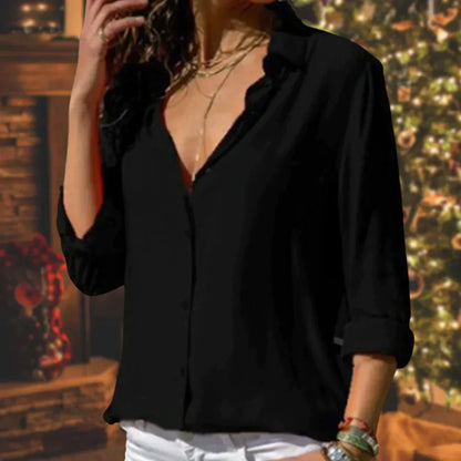Women's Winter Blouses Cotton Festive