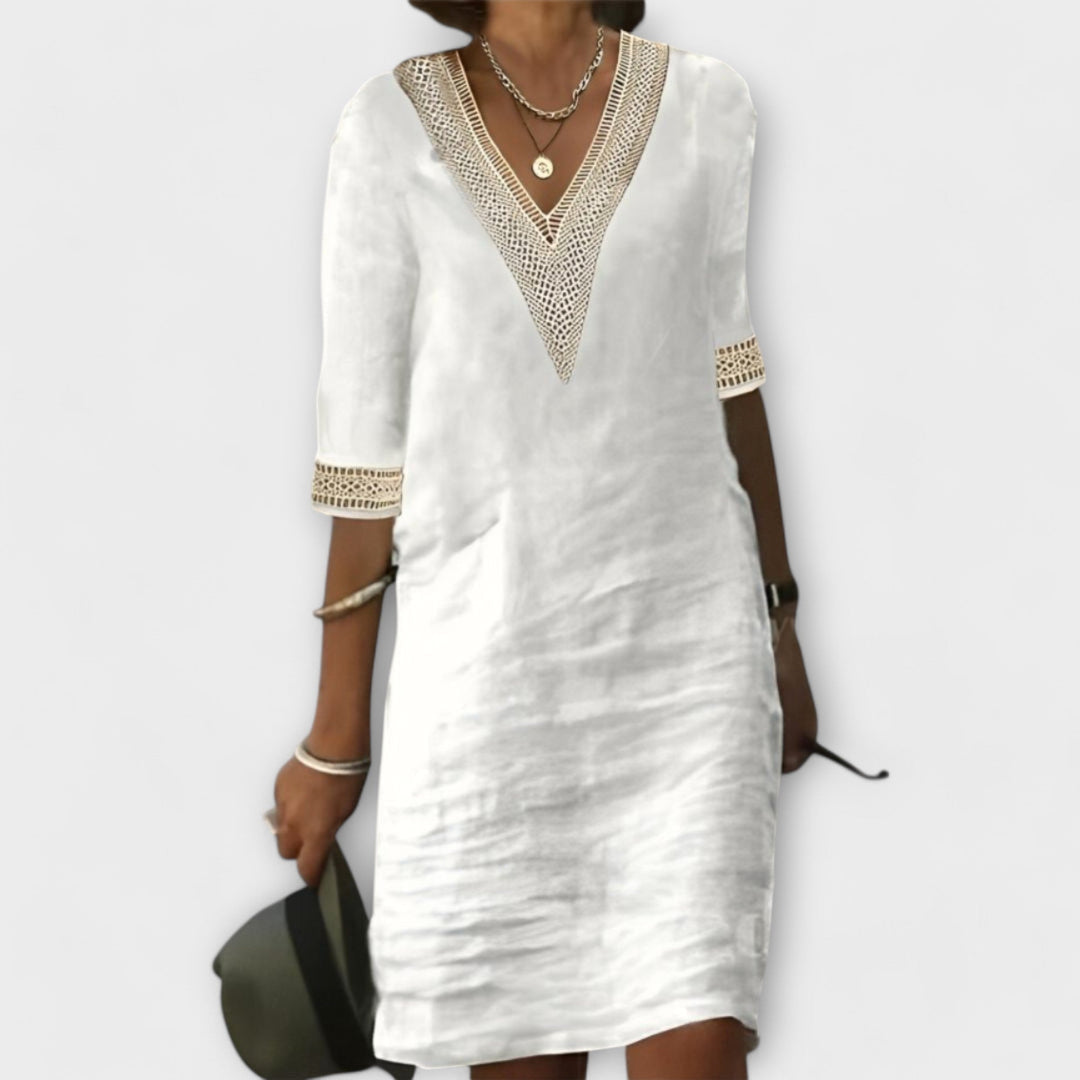Women's Crochet Dress - Fashinoza