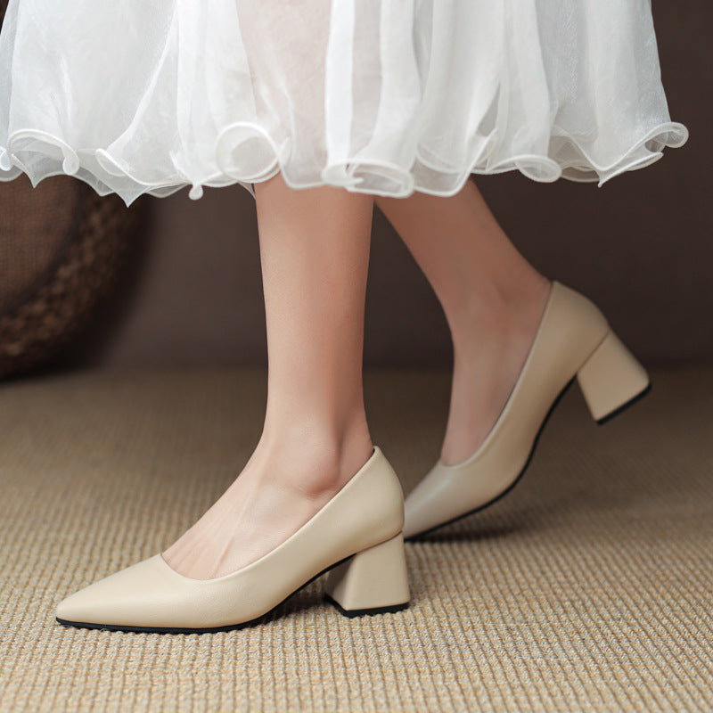 Orlena Leather Heels