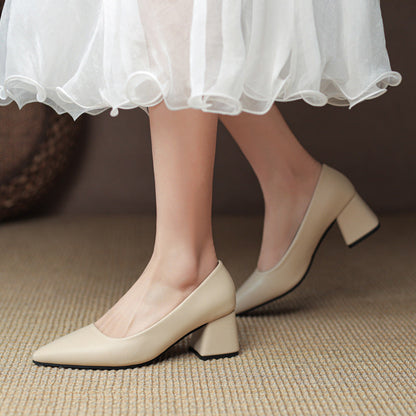Orlena Leather Heels