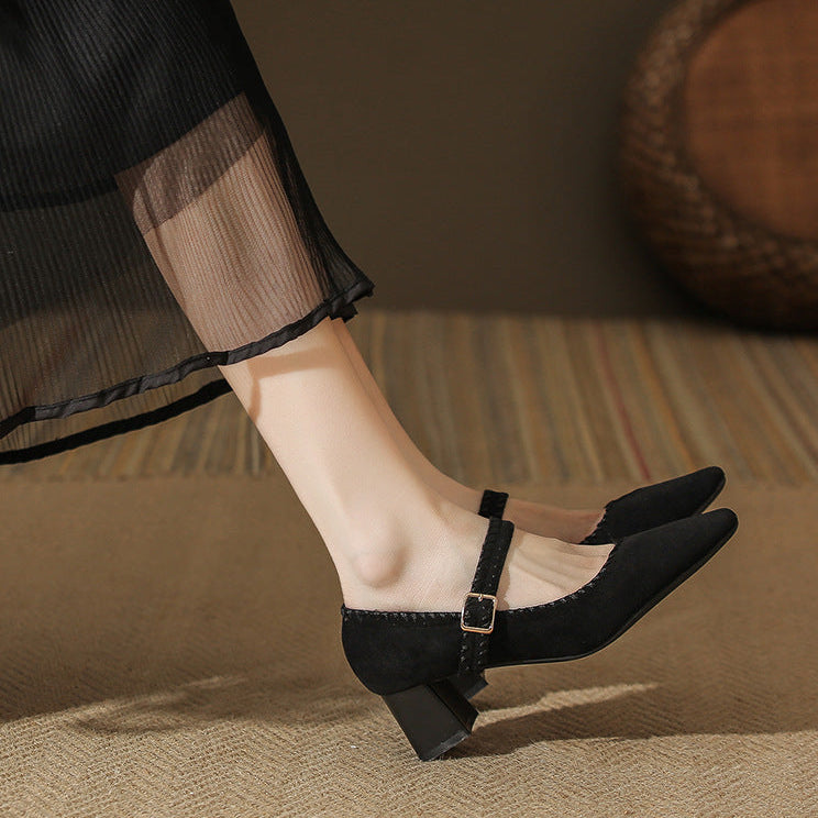 Capri Suede Heels