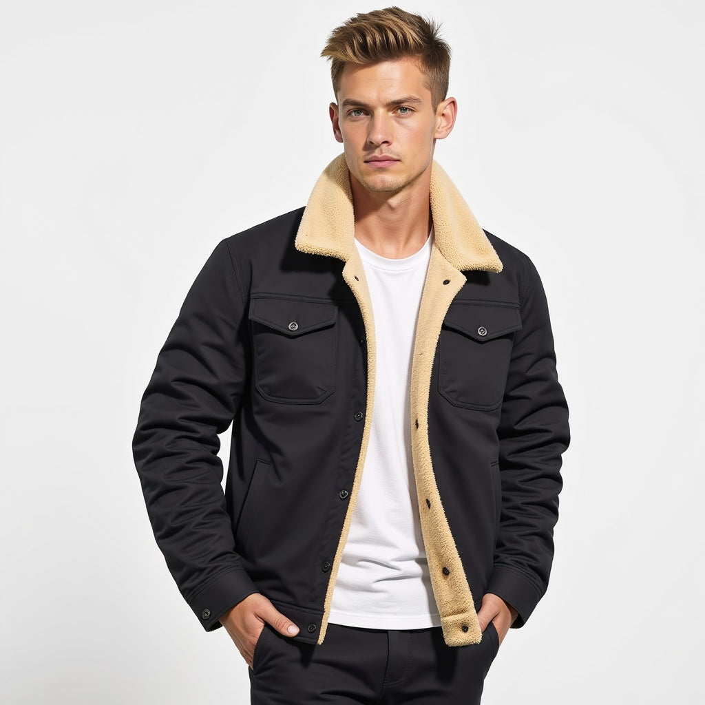 Grant | Men's Warm Sherpa-Lined Winter Jacket