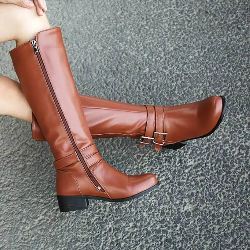 Elegant Knee High Boots for Women – Stylish & Comfortable in Black or Brown