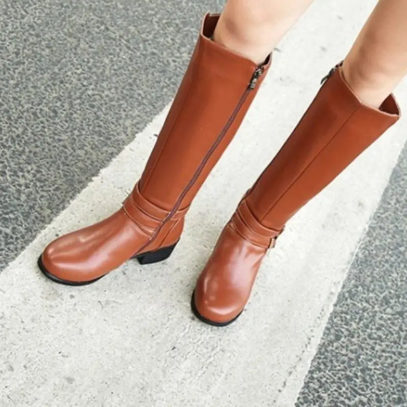 Elegant Knee High Boots for Women – Stylish & Comfortable in Black or Brown