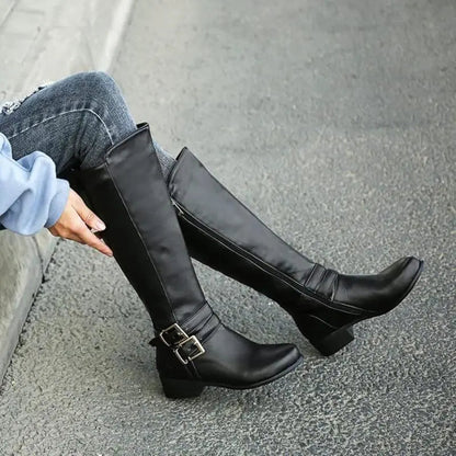 Elegant Knee High Boots for Women – Stylish & Comfortable in Black or Brown