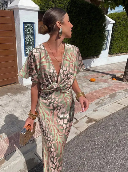 Women's Wrap Dress Elegant Flattering
