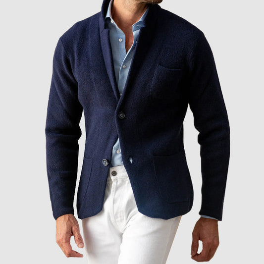 Women's Elegant Knitted Jacket Soft Knitwear - Fashinoza