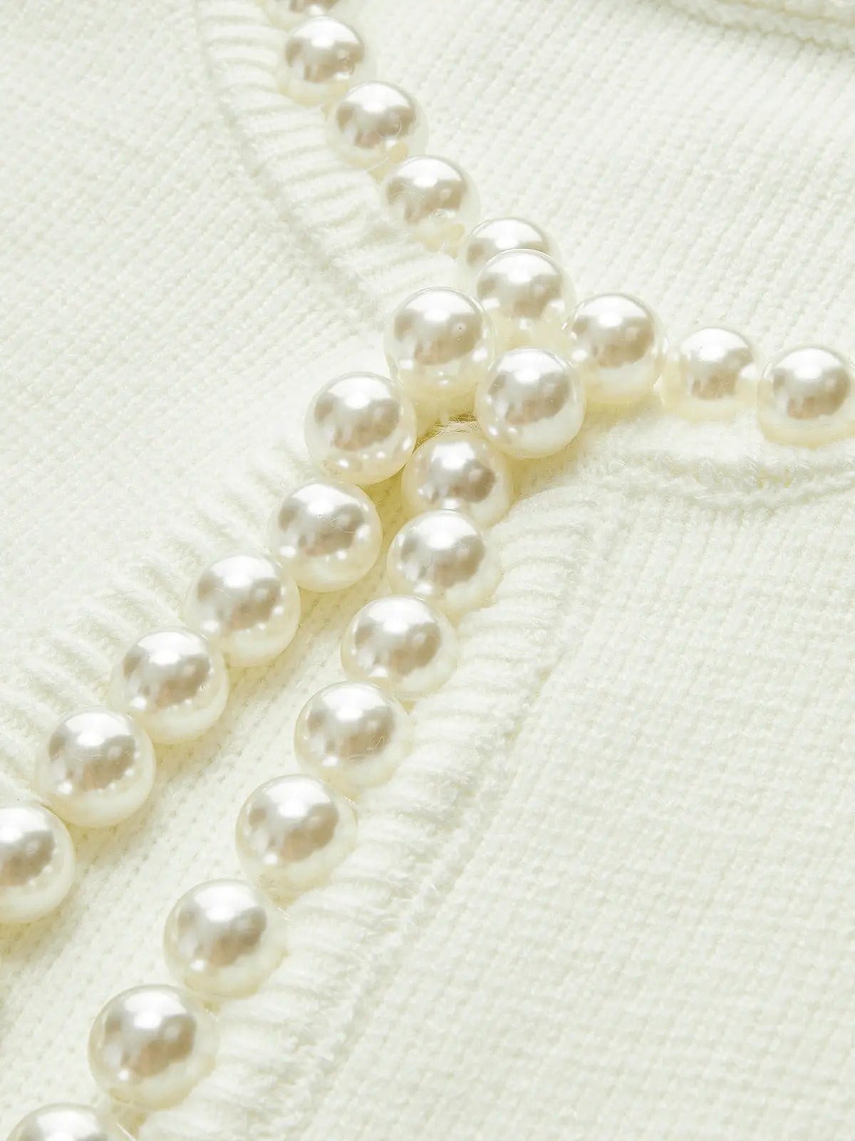 Elegant Pearl Trim Cardigan for Women – Stylish & Versatile Layering Piece 8