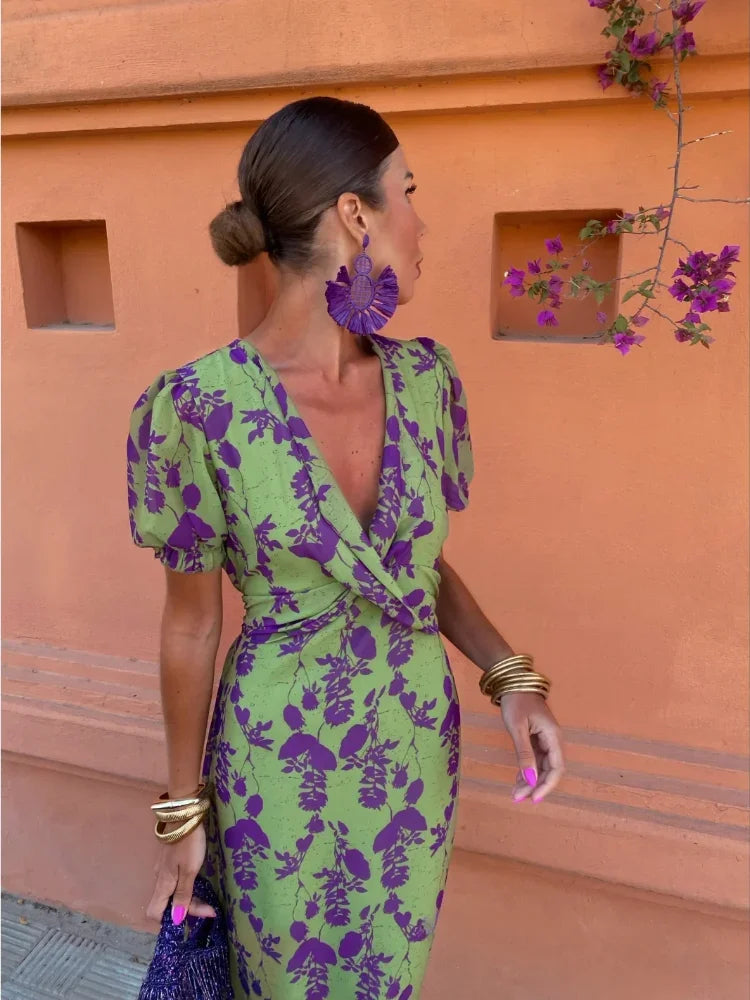 Women's Flowing Dress - Fashinoza