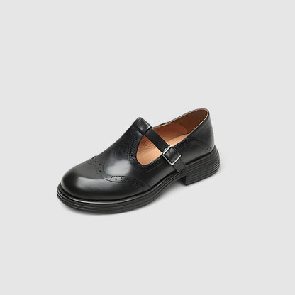 Ashley | Women Winter Buckle Strap Loafers