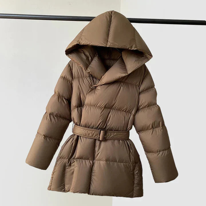 Women's Down Jacket Lightweight Warm Black - Fashinoza