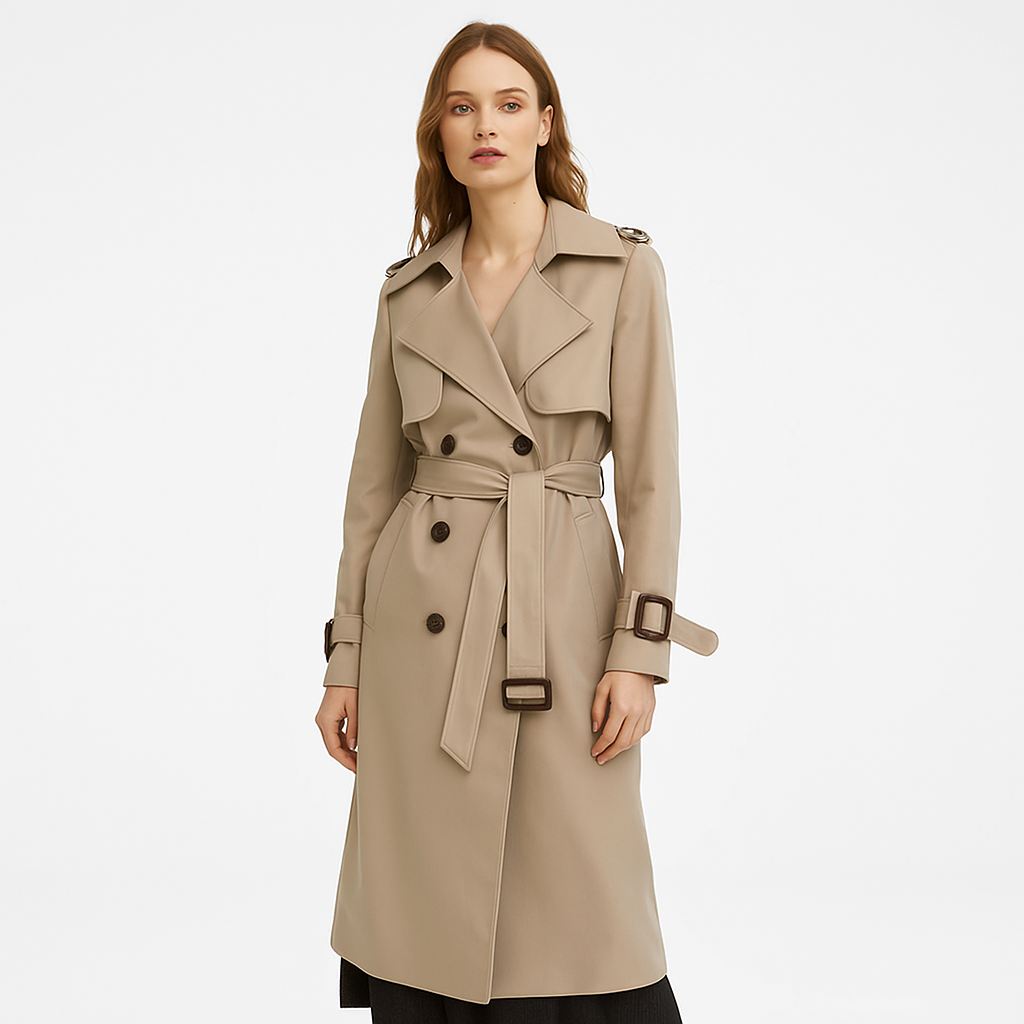 Emalie Women's Classic Trench Coat