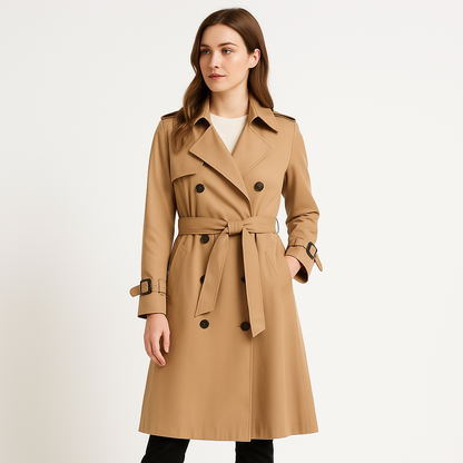 Emalie Women's Classic Trench Coat