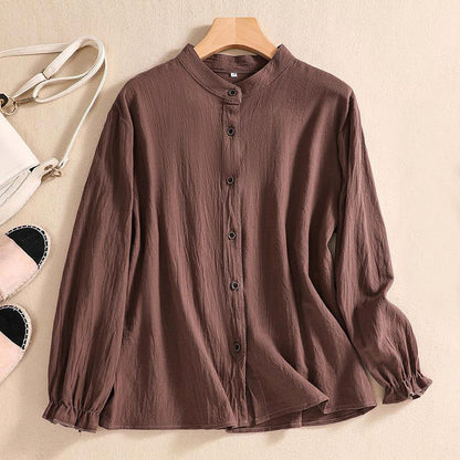 Women's Cotton Blend Tunic Blouse