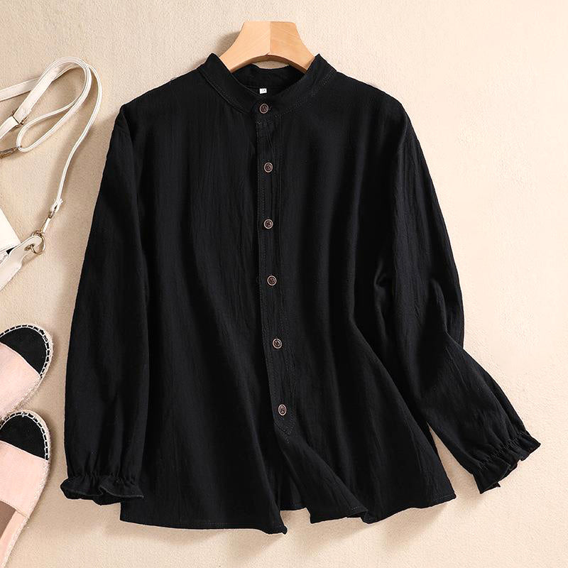 Women's Cotton Blend Tunic Blouse