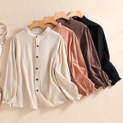 Women's Cotton Blend Tunic Blouse