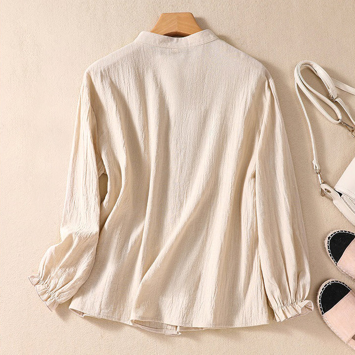 Women's Cotton Blend Tunic Blouse
