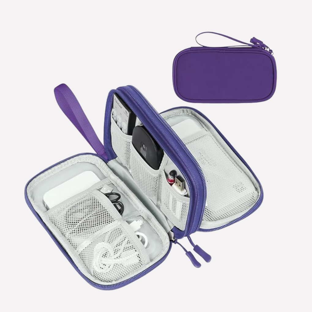 Travel Electronics Organizer Pouch