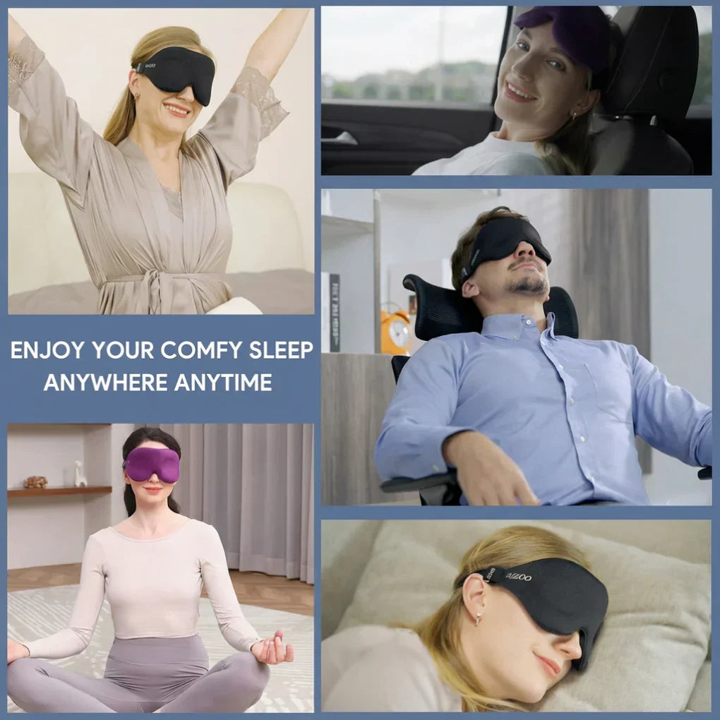 Silk Sleep Eye Mask Black