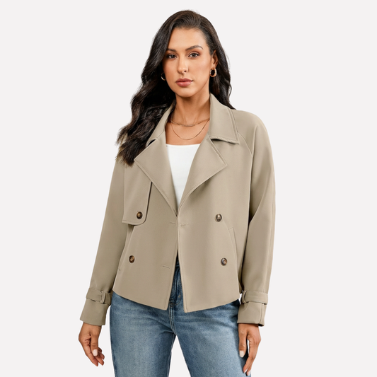 Tommy Women's Blazer Jacket Classic Wool Business Style - Fashinoza