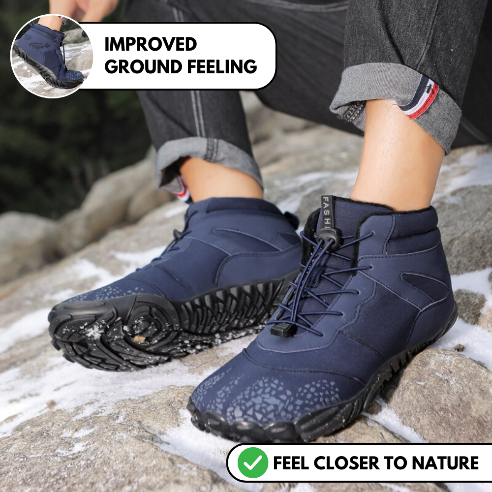 Waterproof Barefoot Shoes Non-Slip WinterFlex Black