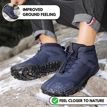 Waterproof Barefoot Shoes Non-Slip WinterFlex Black