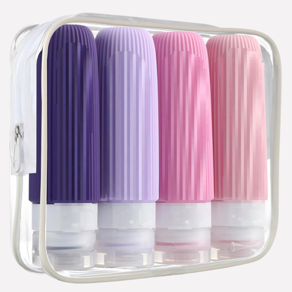 Toiletry Bottles Set 3 Piece Leak Proof - Fashinoza