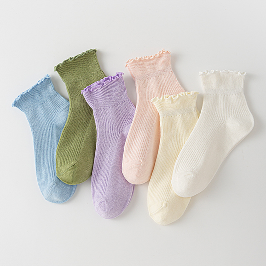 Women's Ruffle Ankle Socks - Fashinoza