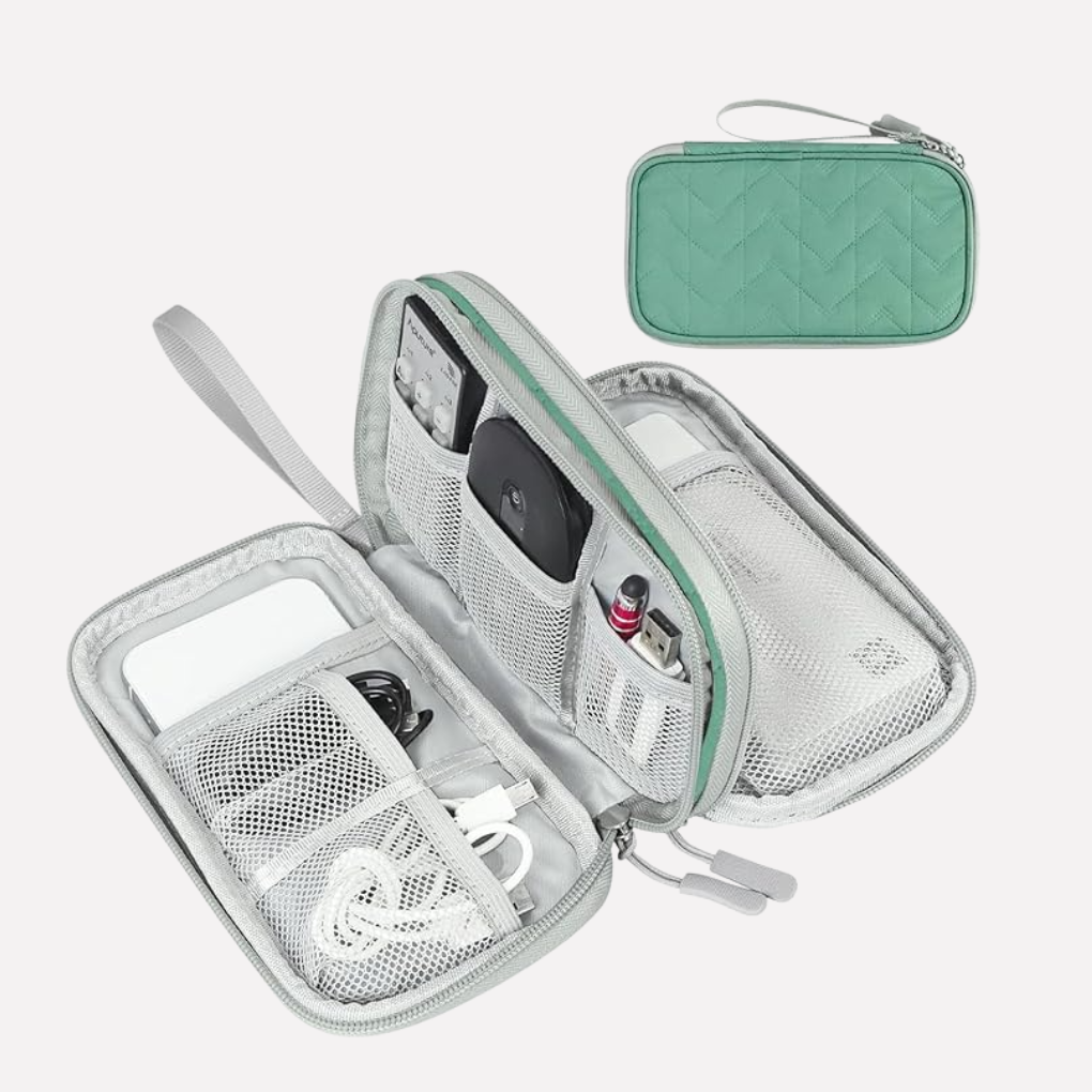 Travel Electronics Organizer Pouch