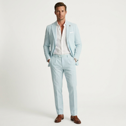 Men's Two-Piece Summer Suit - Fashinoza