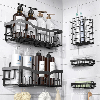 Stainless Steel Shower Caddy Set