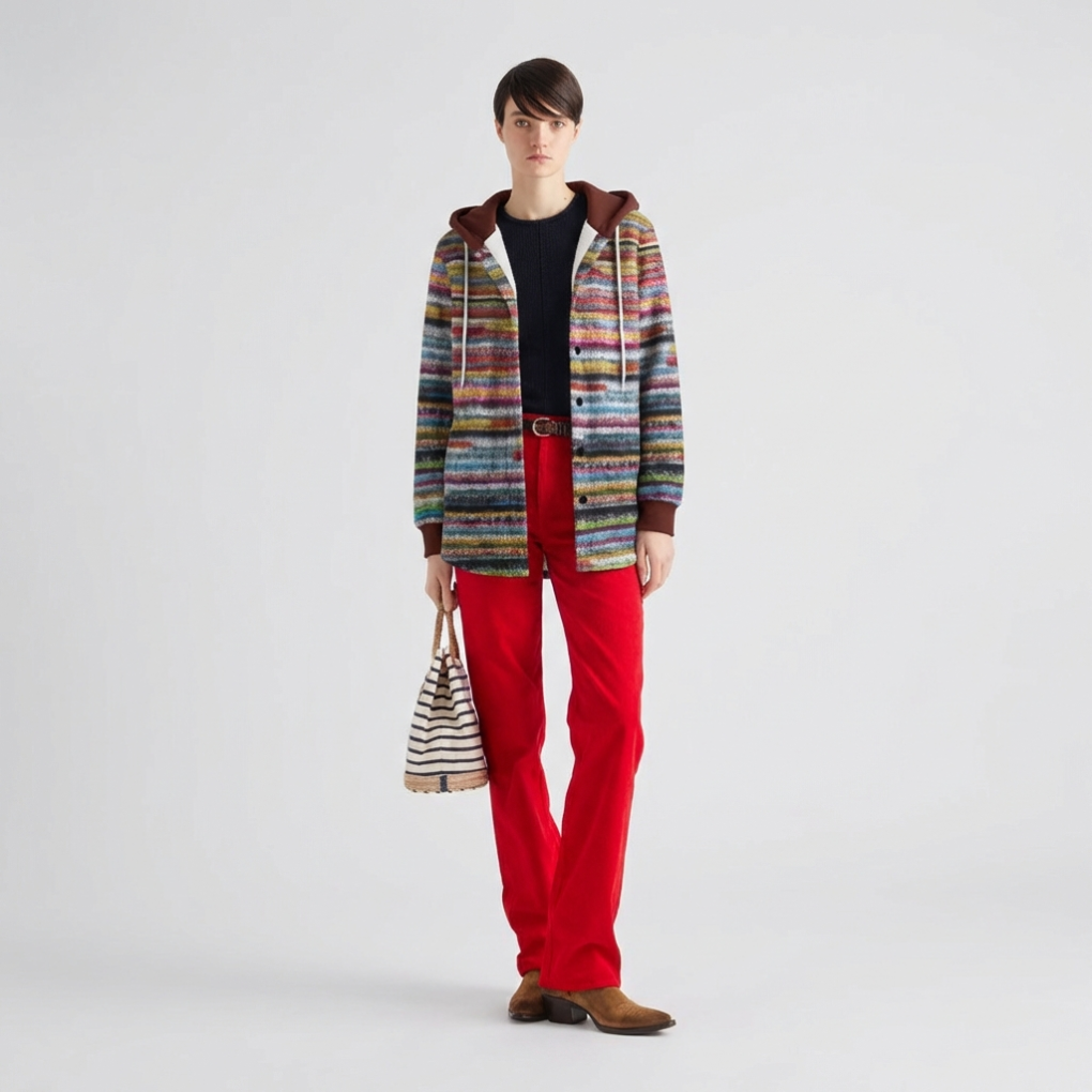 Women's Hooded Winter Cardigan - Fashinoza