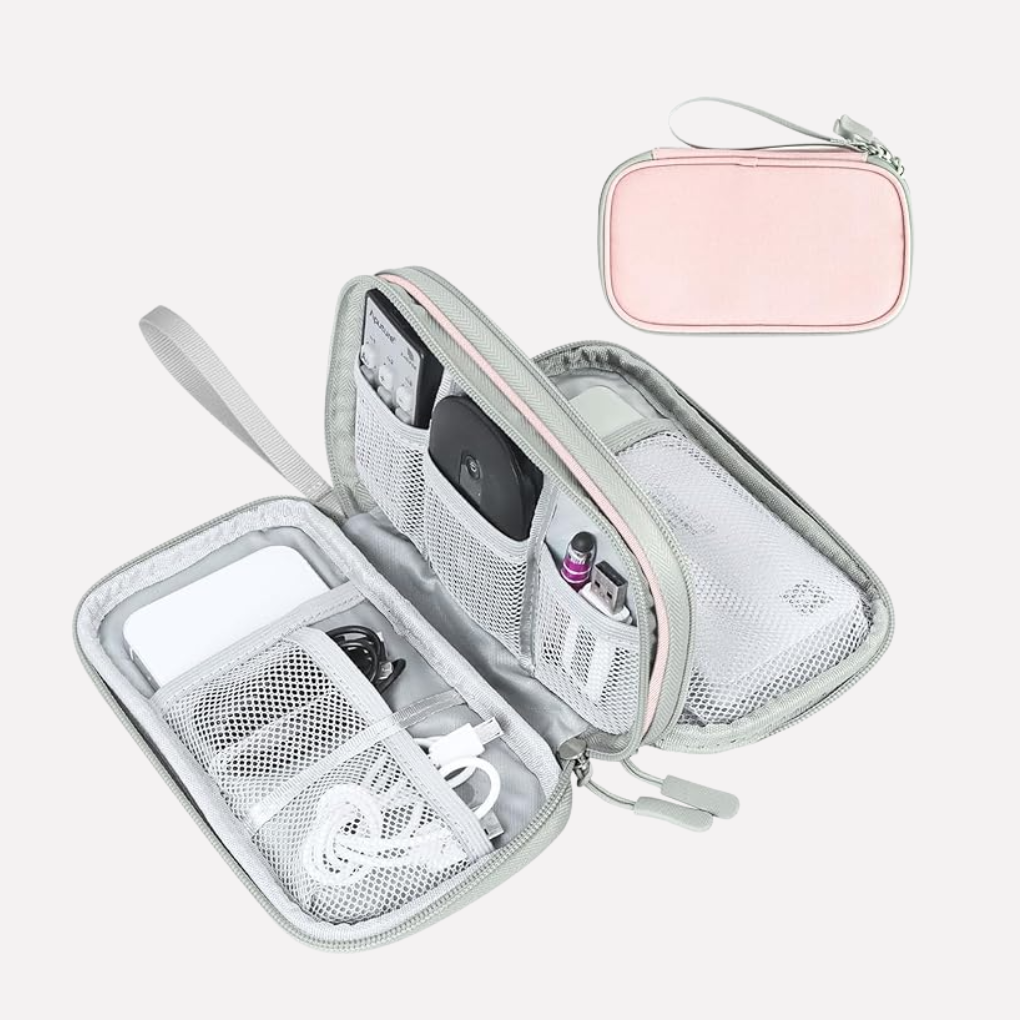 Travel Electronics Organizer Pouch