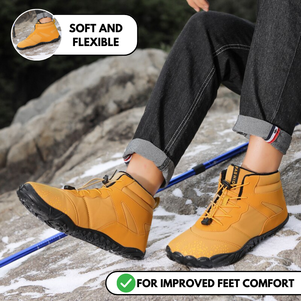 Waterproof Barefoot Shoes Non-Slip WinterFlex Black