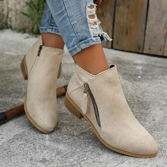 Women's Ergonomic Ankle Boots Comfortable Support - 
Fashinoza