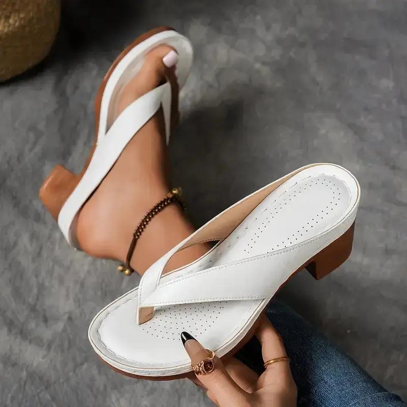 Ergonomic Heel Sandals for Women – Stylish Comfort & Support-Caliboot