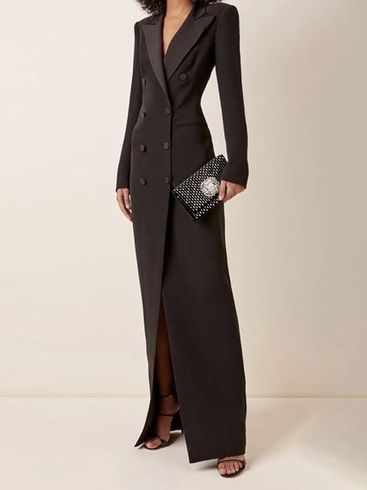Women's Luxe Autumn Blazer Robe - 
Fashinoza