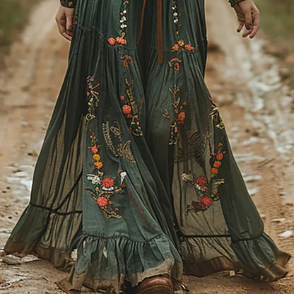 Women's Bohemian Floral Dress