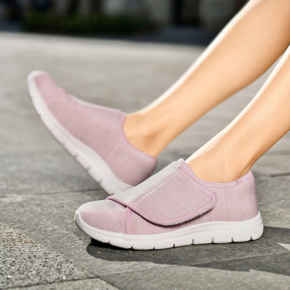 Orthopedic Diabetic Walking Shoes for Women with Wide Width and Adjustable Strap