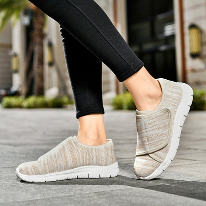 Orthopedic Diabetic Walking Shoes for Women with Wide Width and Adjustable Strap