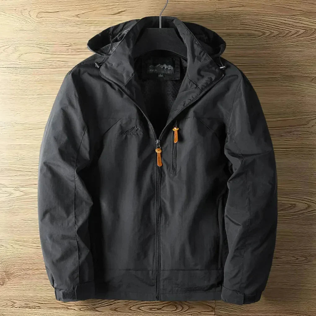 Men's Waterproof Breathable Jacket With Hood - Fashinoza