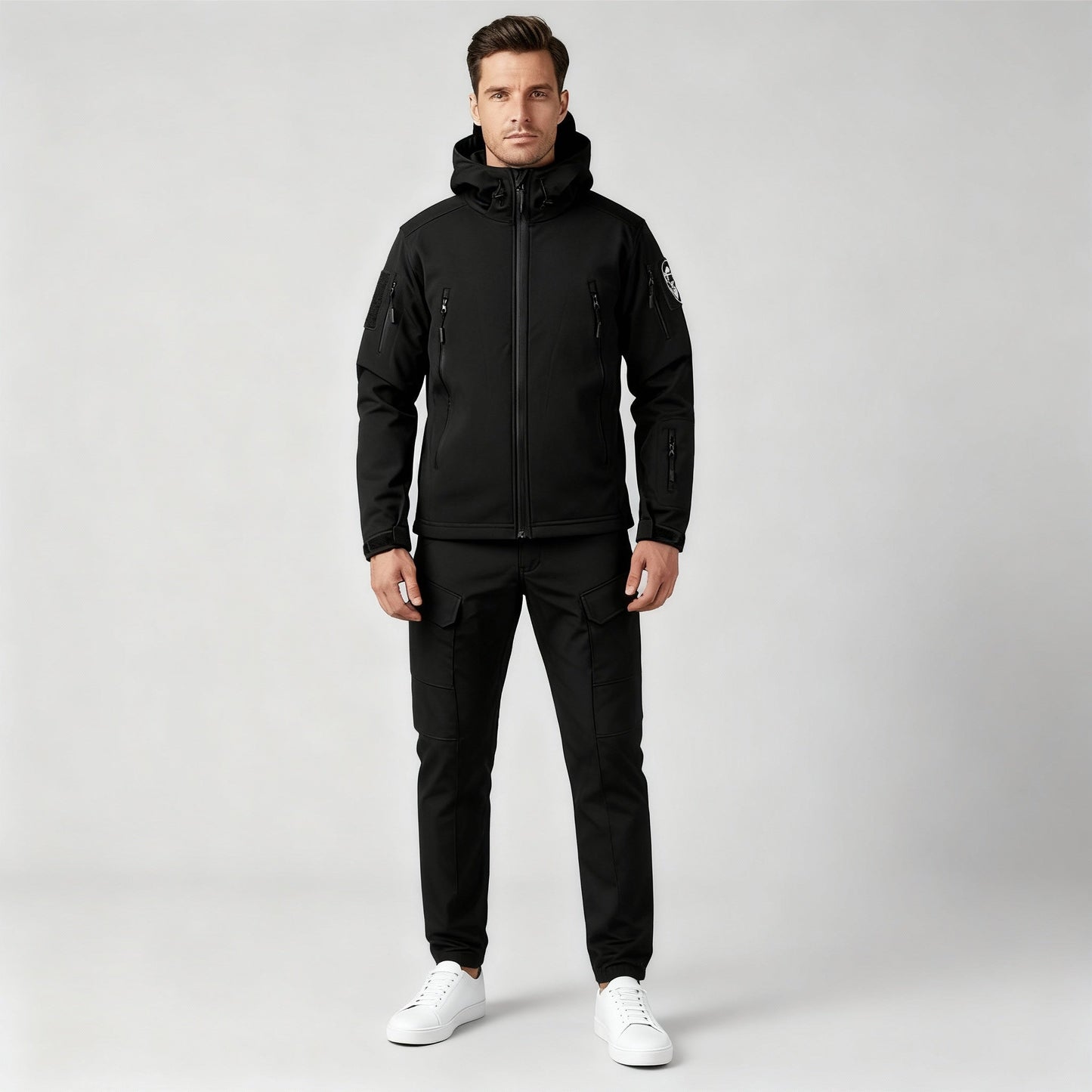 Men's 2-Piece Multi Pocket Jacket And Pants Set - Fashinoza