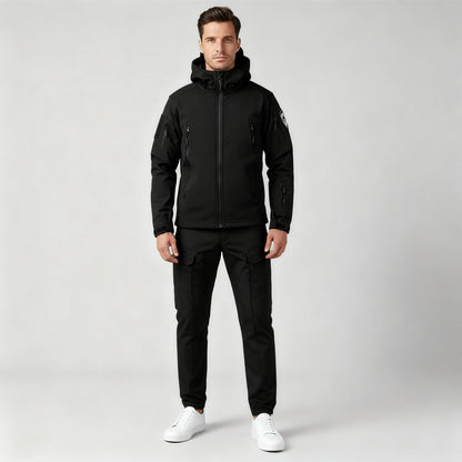 Men's 2-Piece Multi Pocket Jacket And Pants Set - Fashinoza