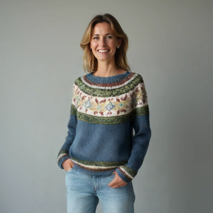 Women's Nordic Print Sweater