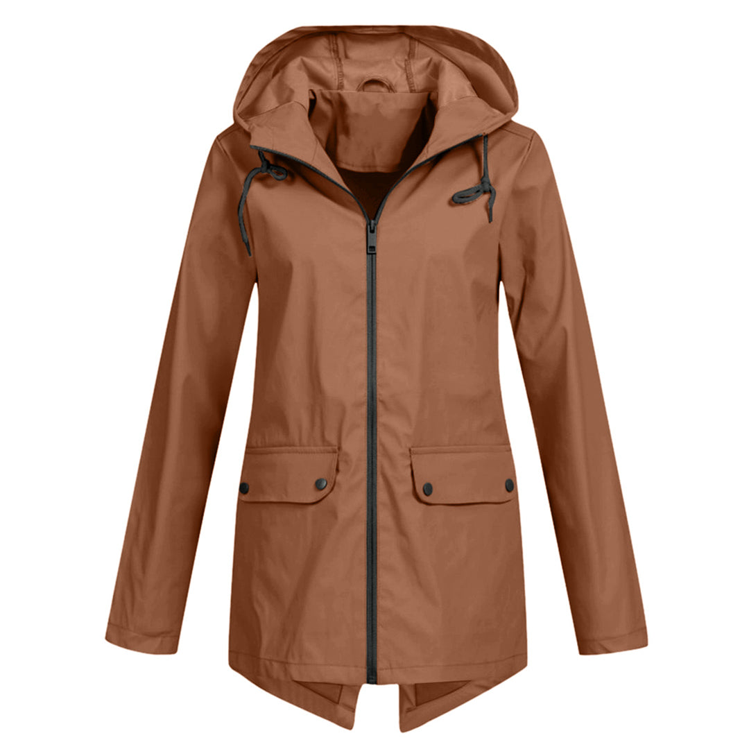 Women's Rain Jacket With Hood
