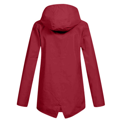 Women's Rain Jacket With Hood
