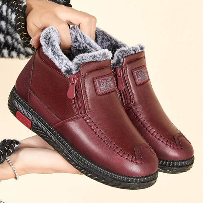 Faux Fur Ankle Boots for Women – Stylish & Warm