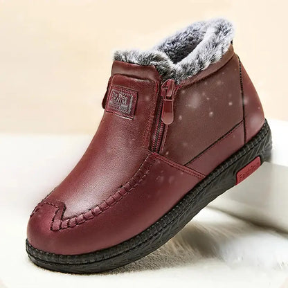 Faux Fur Ankle Boots for Women – Stylish & Warm
