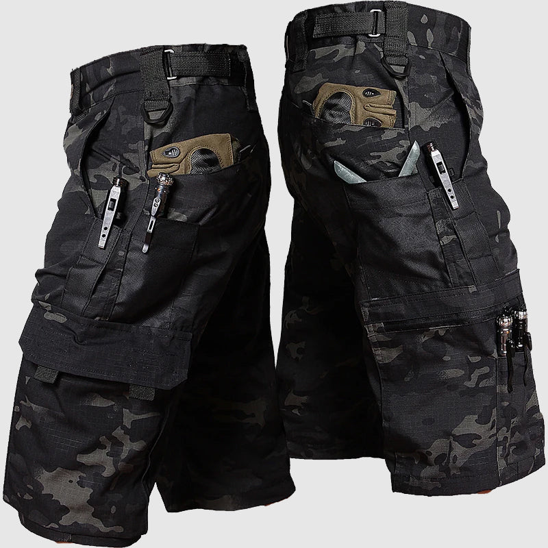 Men's Cargo Shorts Camouflage Multi Pocket - Fashinoza